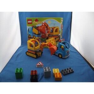 LEGO Truck & Tractor Excavator Duplo 25 PCs 10812 Please Read Description